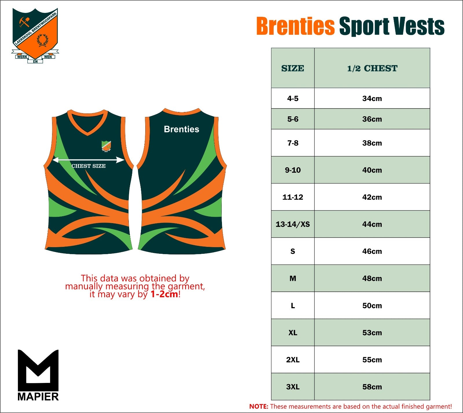Brenties Unisex Vest